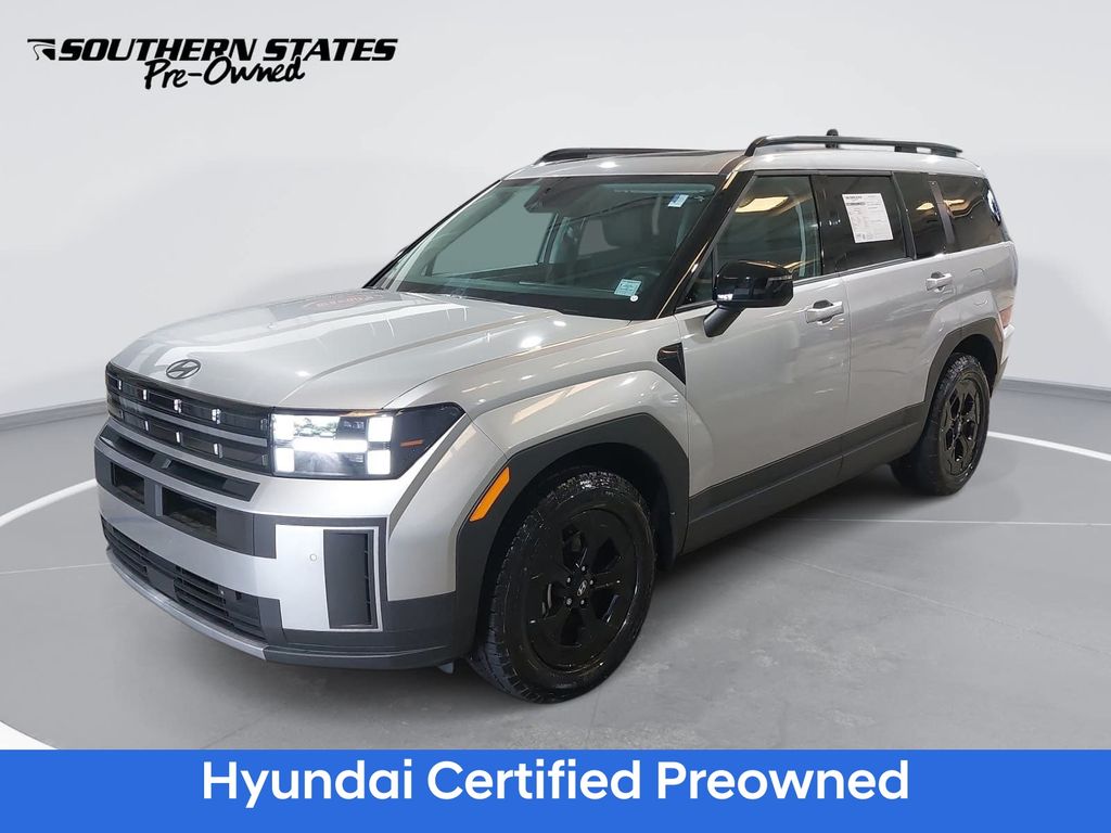 Shimmering Silver Pearl 2025 Hyundai Santa Fe SUV / Crossover All-Wheel Drive Automatic