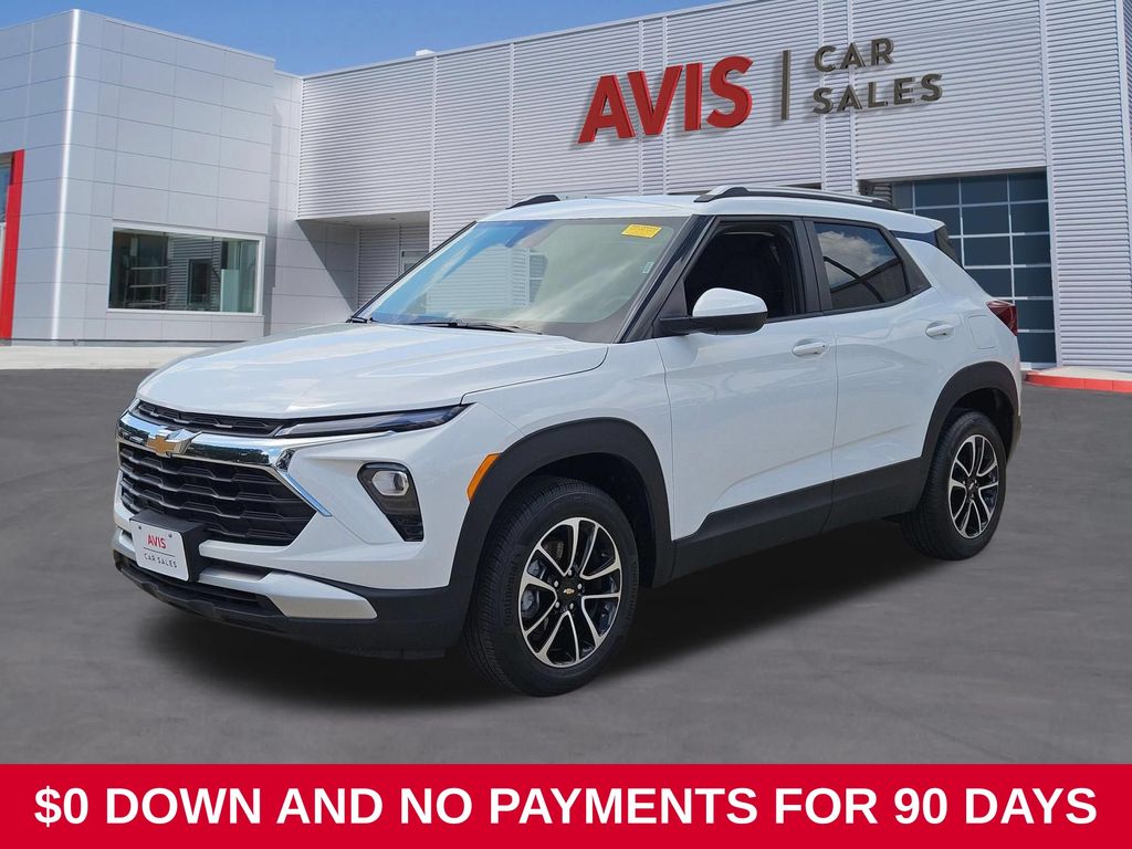 Summit White 2025 Chevrolet Trailblazer SUV / Crossover Four-Wheel Drive 9-Speed Automatic