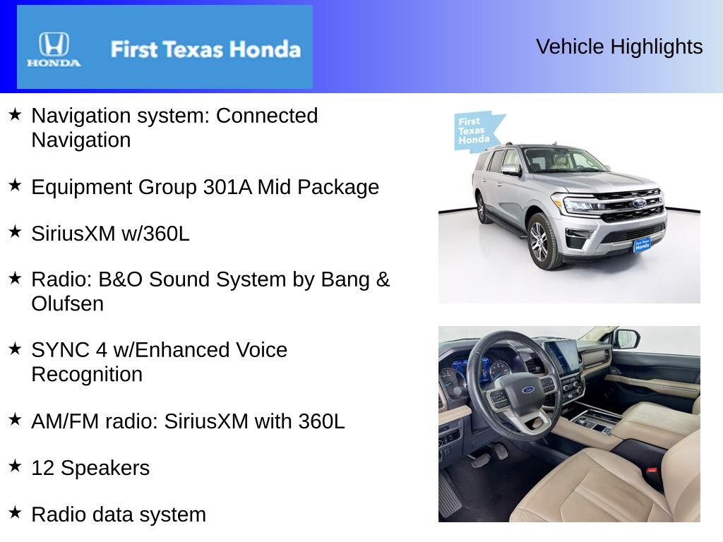 Used Car 2024 Ford Expedition Max  Limited For Sale Under $50,000 In Austin, Texas