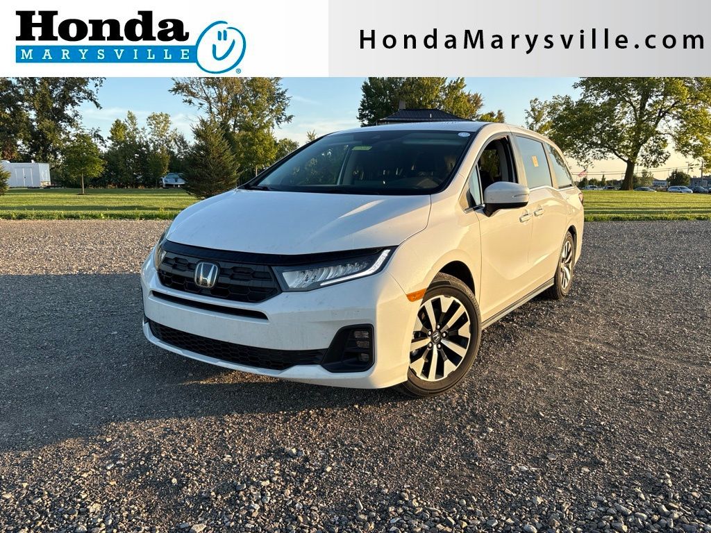 Platinum White Pearl 2026 Honda Odyssey Minivan Front-Wheel Drive Automatic