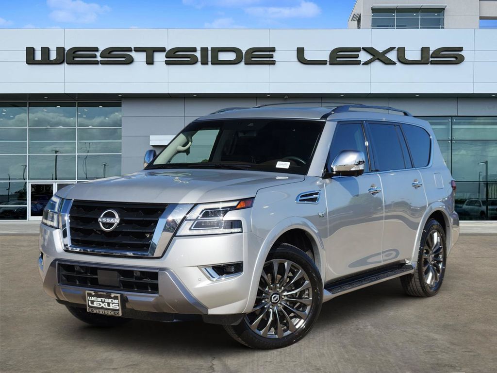 2022 Nissan Armada Platinum Silver at DeMontrond Ford