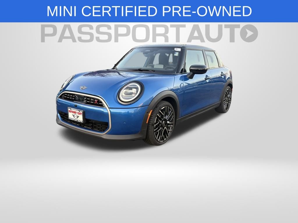 Icy Sunshine Blue Metallic 2025 MINI Cooper S 4-Door Hatchback FWD Hatchback Front-Wheel Drive Automatic