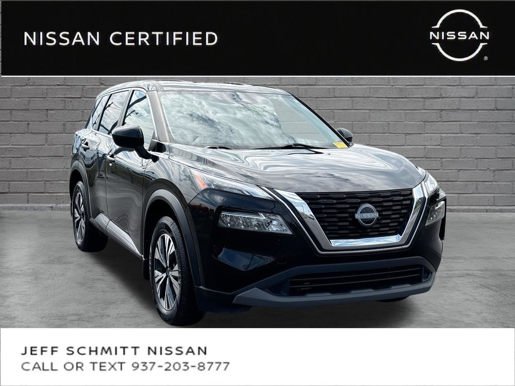 Super Black 2023 Nissan Rogue SUV / Crossover Front-Wheel Drive Continuously Variable Transmission