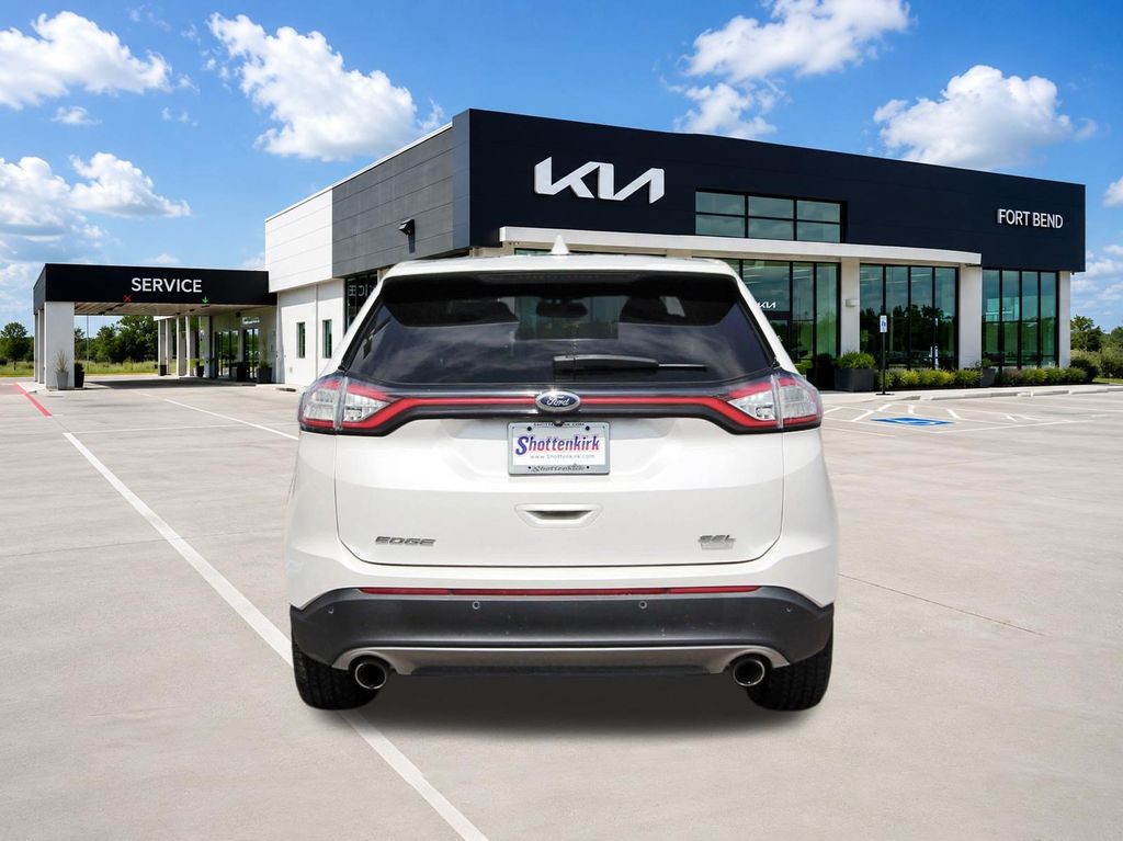 2018 Ford Edge SEL White at Bravo Nissan