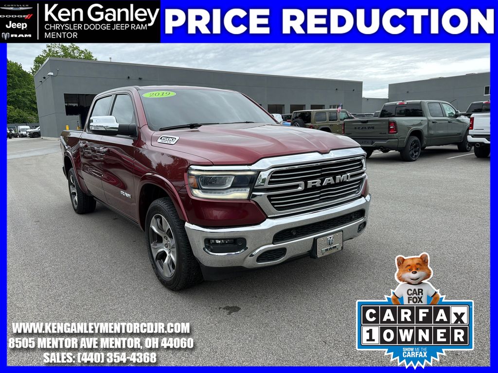 Delmonico Red Pearlcoat 2019 RAM 1500 Pickup Truck Four-Wheel Drive 8-Speed Automatic
