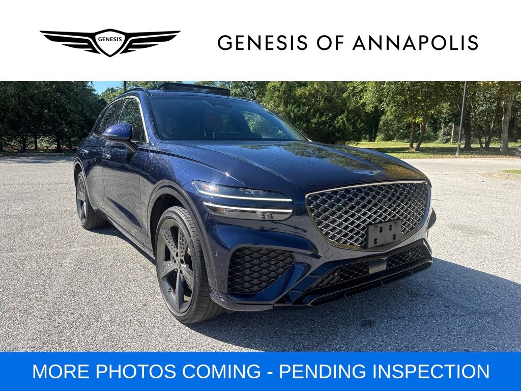 Adriatic Blue 2023 Genesis GV70 SUV / Crossover All-Wheel Drive 8-Speed Automatic