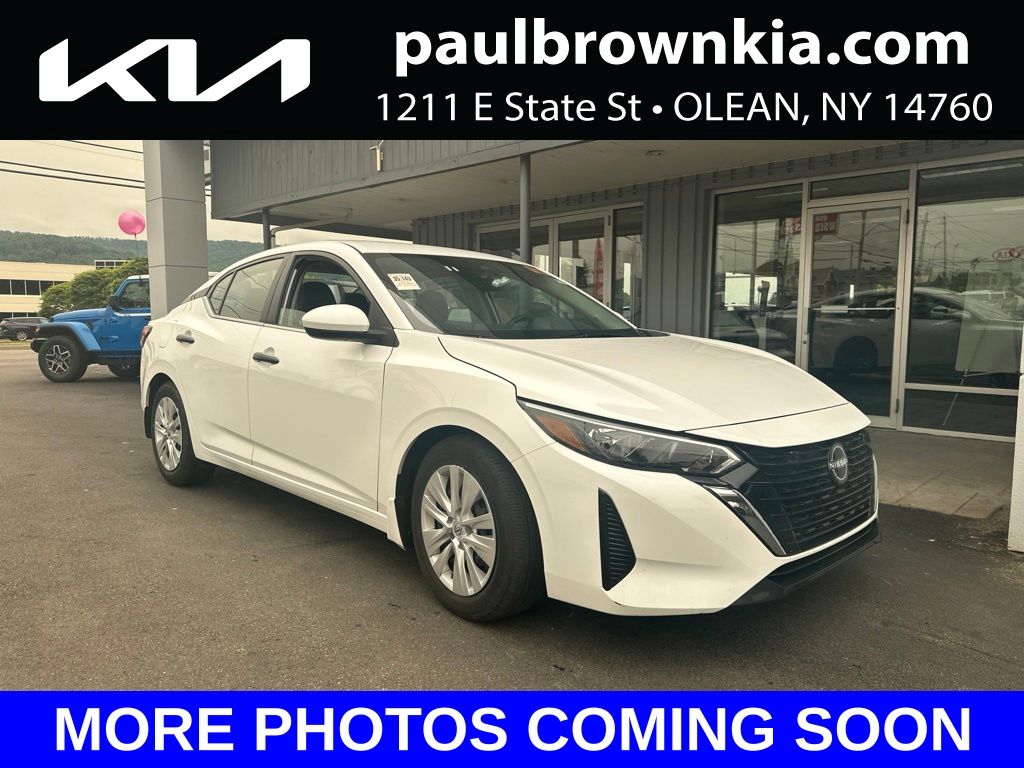 White (Fresh Powder) 2025 Nissan Sentra Sedan Front-Wheel Drive Continuously Variable Transmission