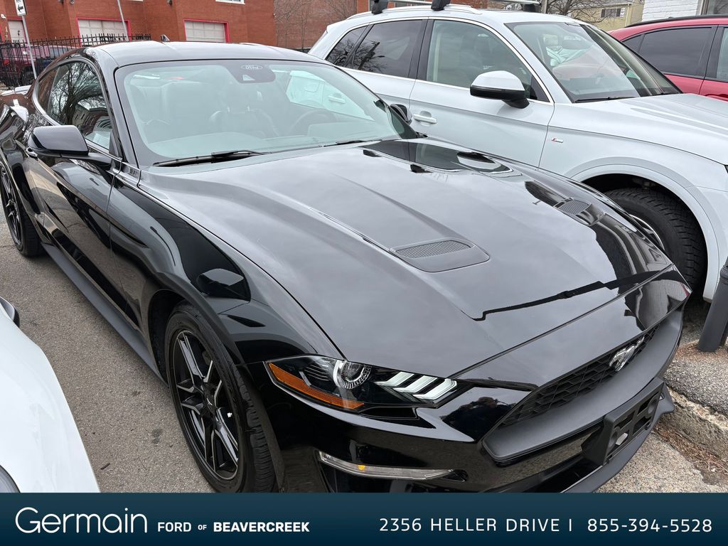 Shadow Black 2023 Ford Mustang EcoBoost Premium Fastback RWD Coupe Rear-Wheel Drive Automatic