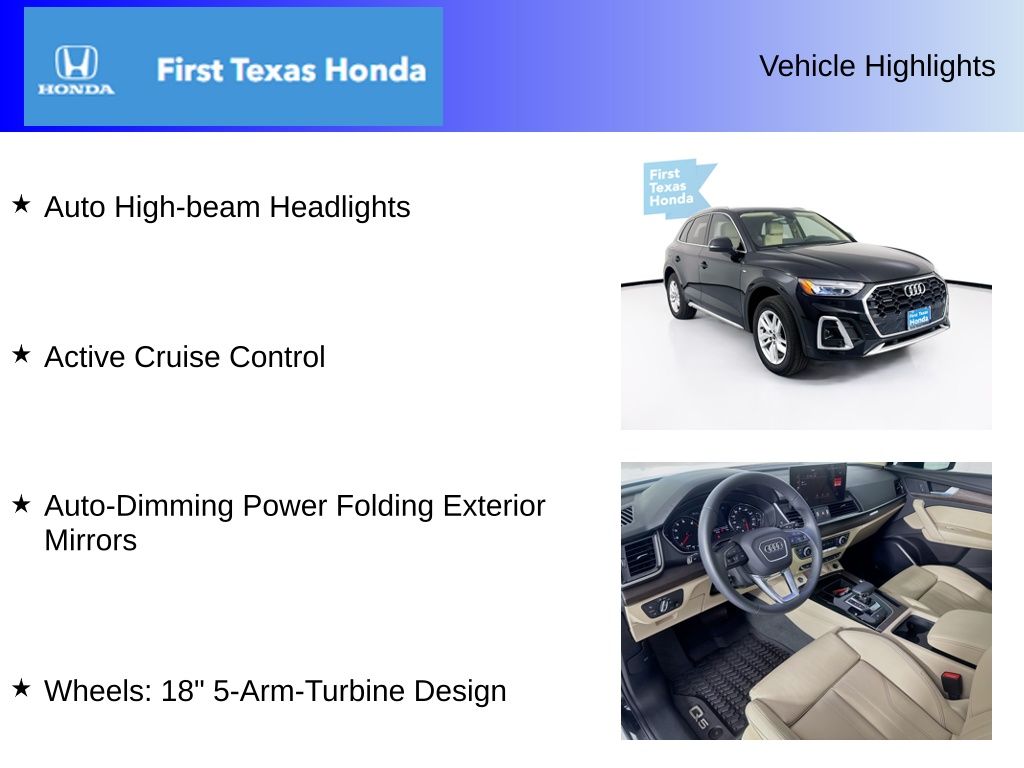 Used Car 2024 Audi Q5  45 S Line Premium For Sale Under $40,000 In Austin, Texas