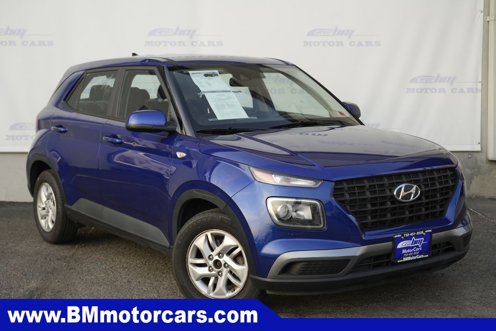 Intense Blue 2021 Hyundai Venue SE FWD SUV / Crossover Front-Wheel Drive Continuously Variable Transmission