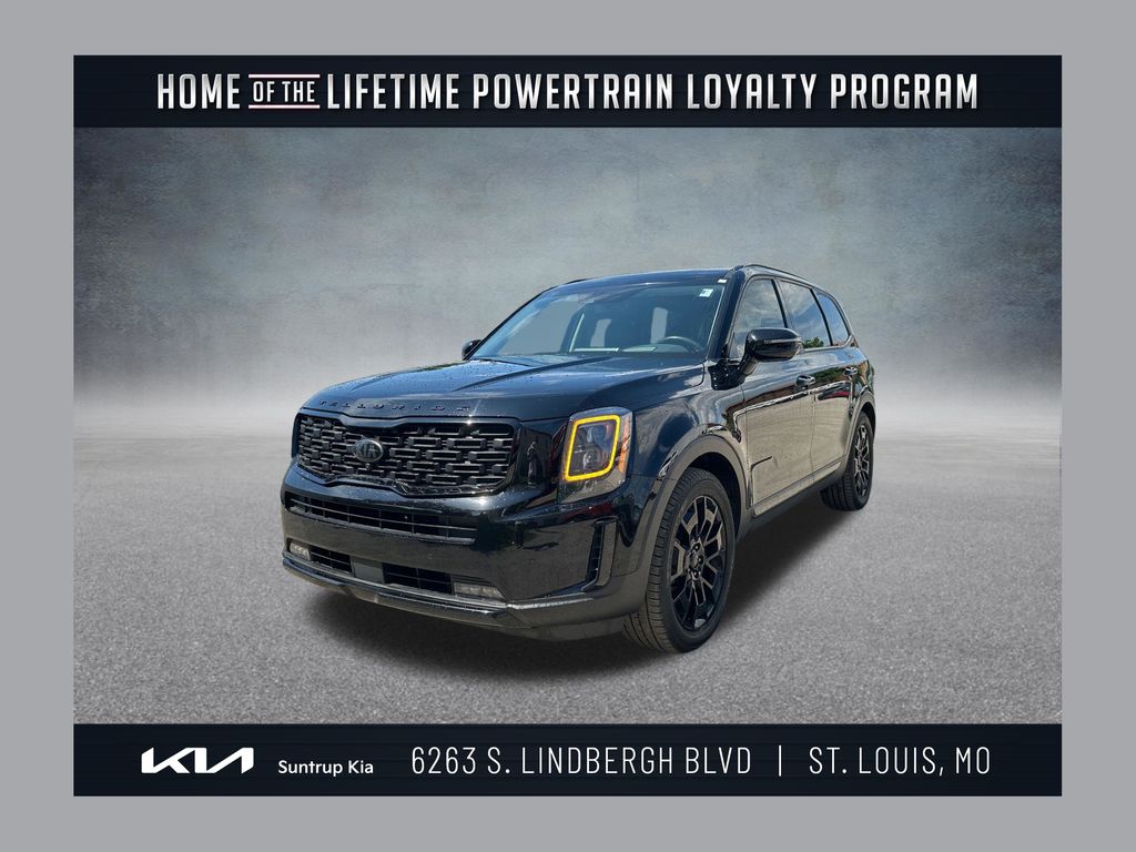 Ebony Black 2021 Kia Telluride SUV / Crossover All-Wheel Drive 8-Speed Automatic