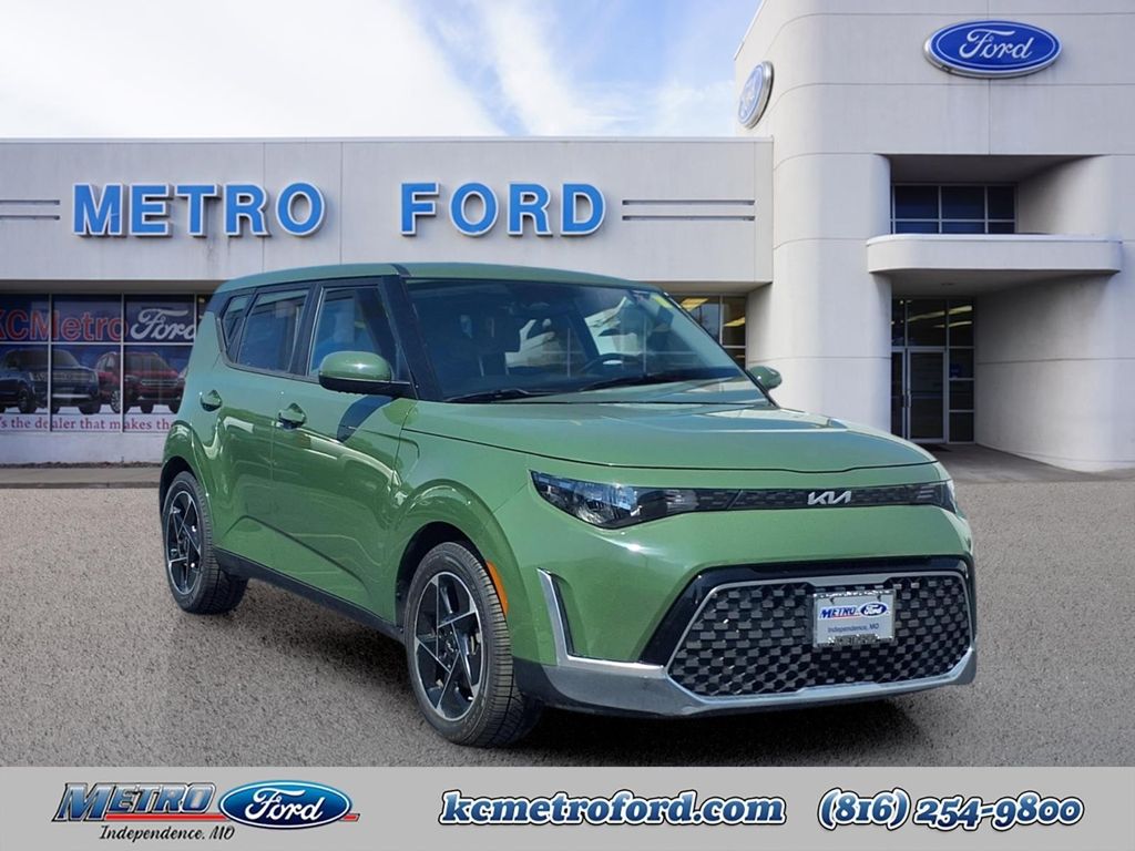 Undercover Green 2023 Kia Soul SUV / Crossover Front-Wheel Drive Continuously Variable Transmission