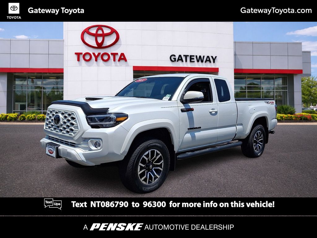 Pearl 2022 Toyota Tacoma Pickup Truck Four-Wheel Drive 6-Speed Manual