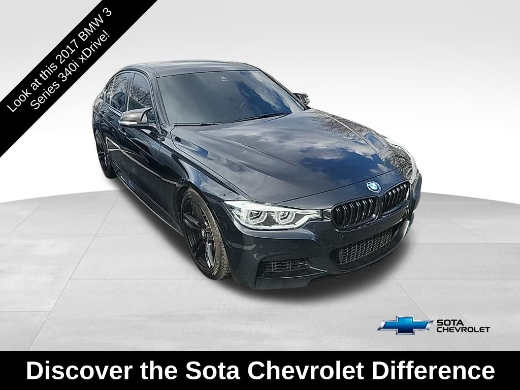 Black Sapphire Metallic 2017 BMW 3 Series 340i xDrive Sedan AWD Sedan All-Wheel Drive 8-Speed Automatic
