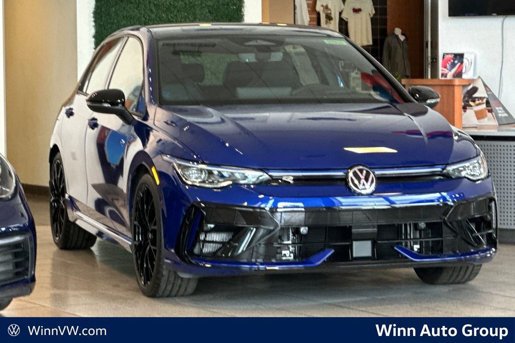 Blue 2026 Volkswagen Golf R Hatchback All-Wheel Drive 7-Speed Dual Clutch
