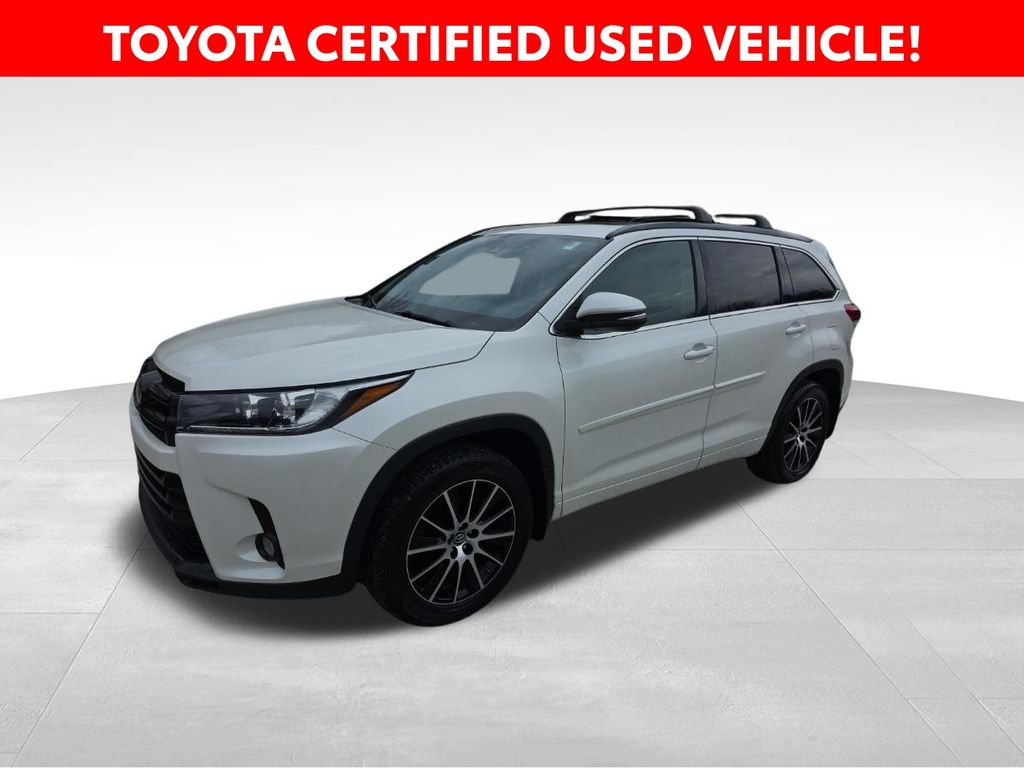 White (Blizzard Pearl) 2018 Toyota Highlander SE AWD SUV / Crossover All-Wheel Drive 8-Speed Automatic