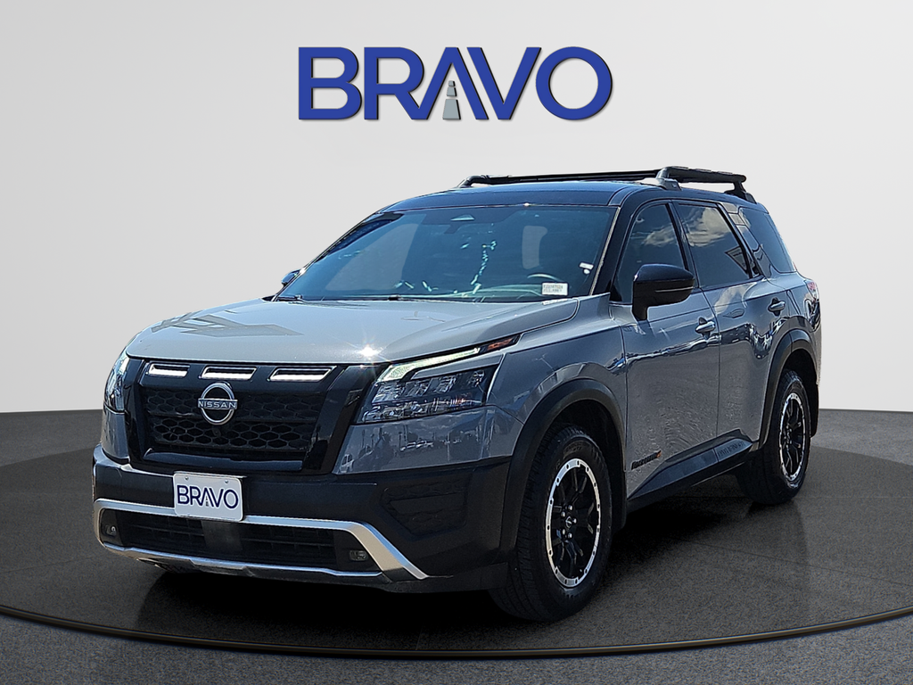 Solid Gray/Super Black 2023 Nissan Pathfinder SUV / Crossover All-Wheel Drive 9-Speed Automatic
