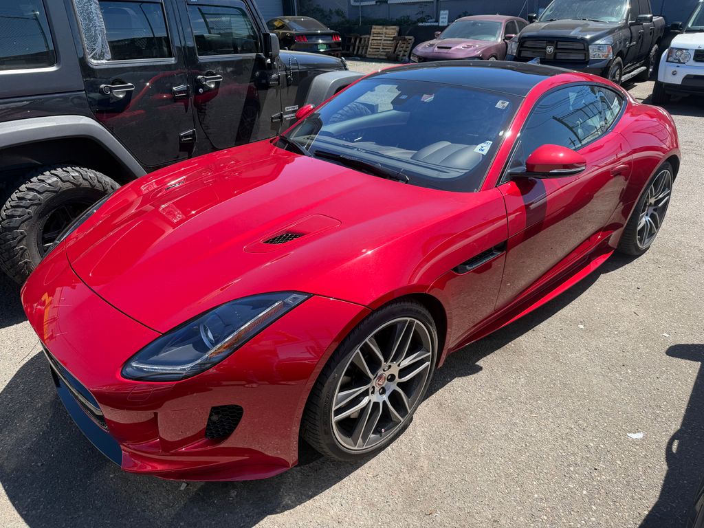 Red 2017 Jaguar F-TYPE Coupe All-Wheel Drive 8-Speed Automatic