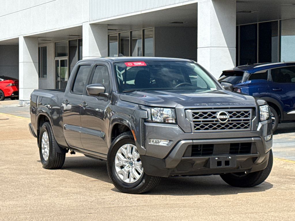 Gray (Gun Metallic) 2024 Nissan Frontier SV Crew Cab LB RWD Pickup Truck 4X2 9-Speed Automatic Overdrive