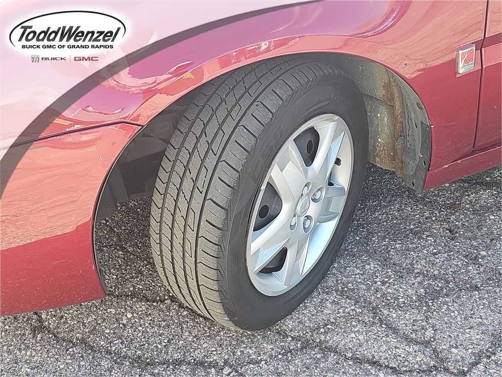 Berry Red 2006 Saturn ION Sedan Front-Wheel Drive 4-Speed Automatic
