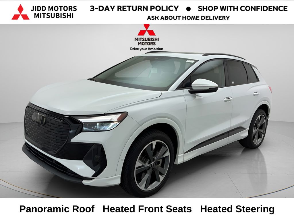 White 2023 Audi Q4 e-tron SUV / Crossover All-Wheel Drive Automatic