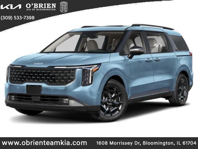 Blue 2027 Kia Carnival Minivan Front-Wheel Drive 8-Speed Automatic