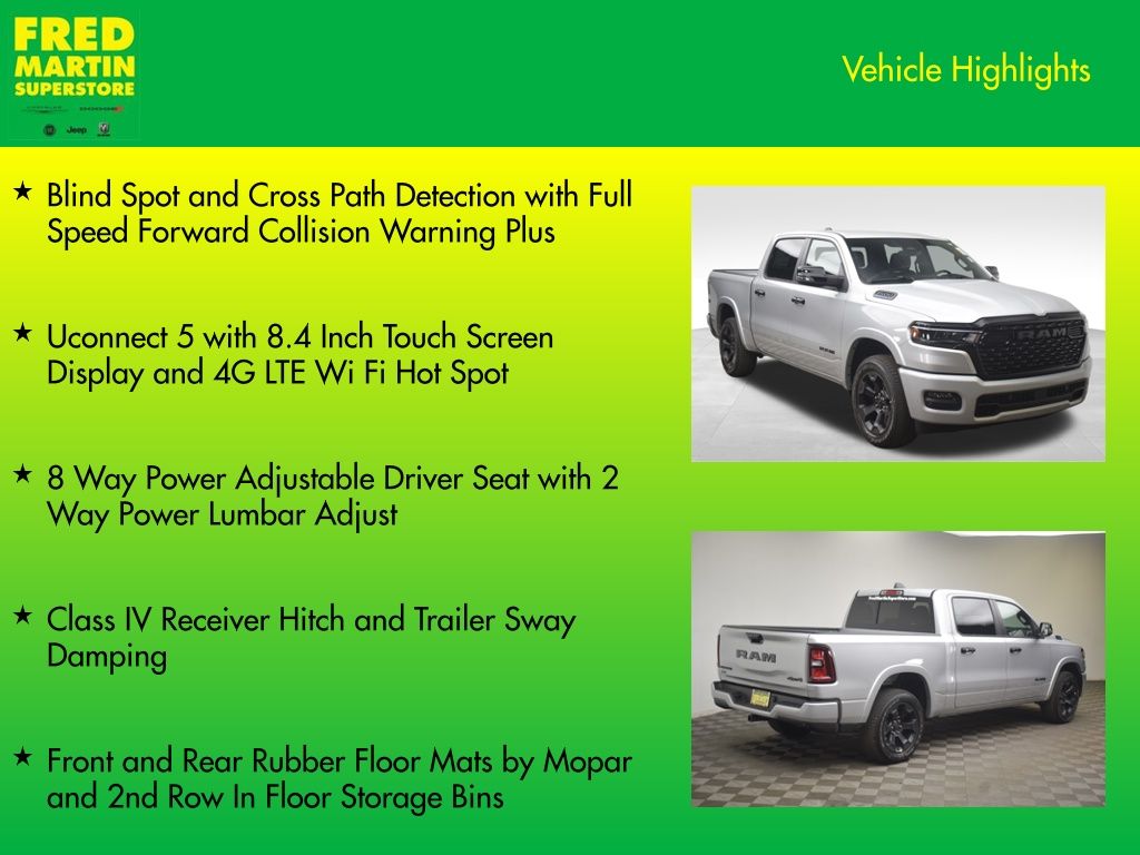 new 2026 Ram 1500 car, priced at $50,380