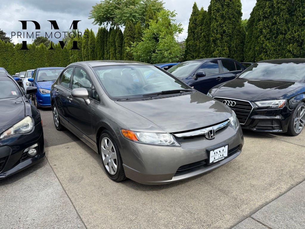 2007 Honda Civic LX Sedan Front-Wheel Drive 5-Speed Automatic