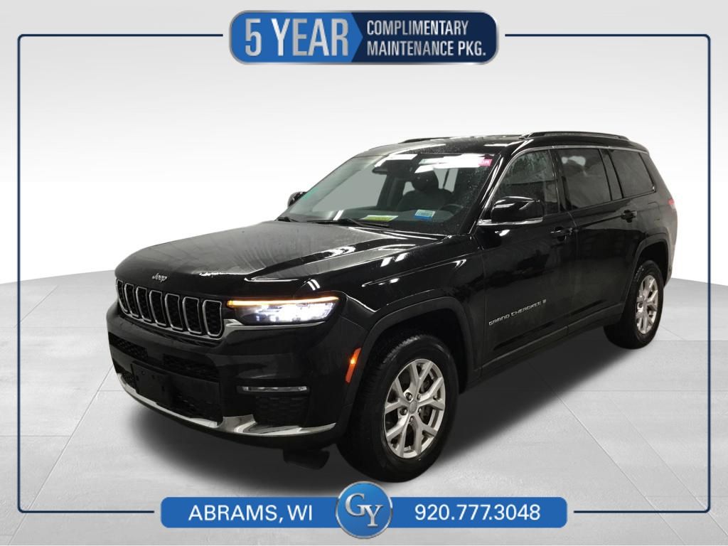 Diamond Black Crystal Pearlcoat 2021 Jeep Grand Cherokee L SUV / Crossover Four-Wheel Drive 8-Speed Automatic