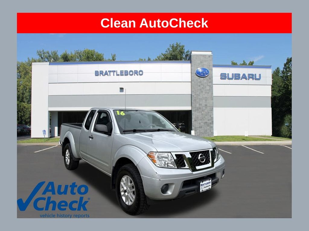 Brilliant Silver 2016 Nissan Frontier Pickup Truck Four-Wheel Drive 5-Speed Automatic Overdrive