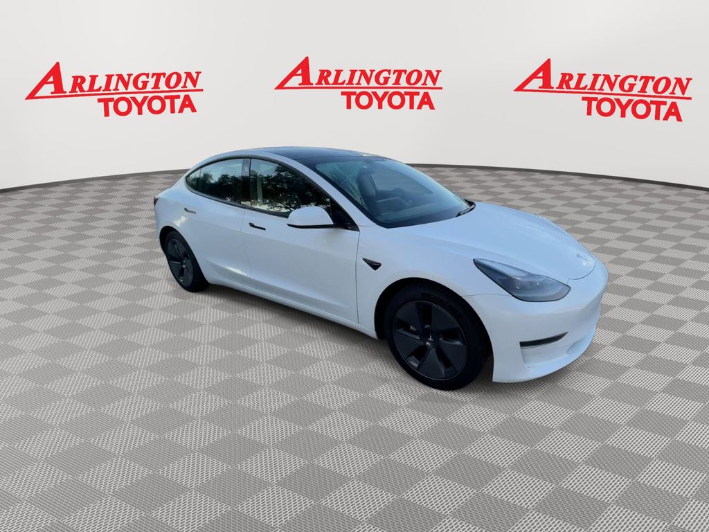 Used 2021 Tesla Model 3 Base with VIN 5YJ3E1EA2MF986970 for sale in Jacksonville, FL