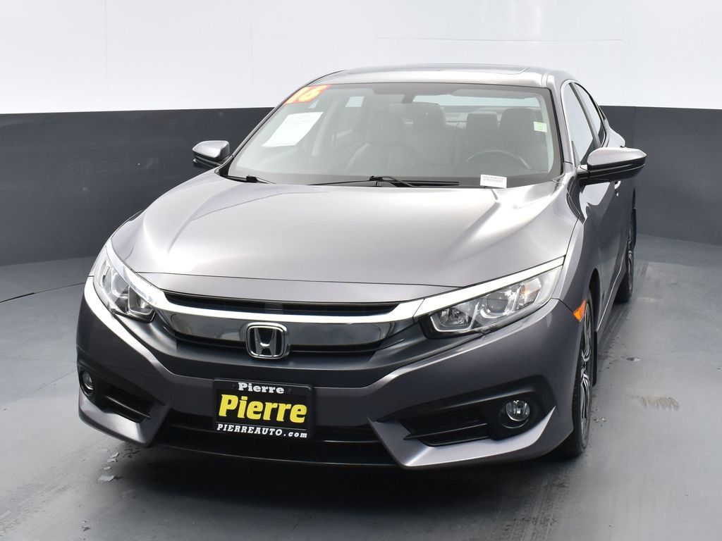 2016 Honda Civic EX-L Sedan Front-Wheel Drive Continuously Variable Transmission