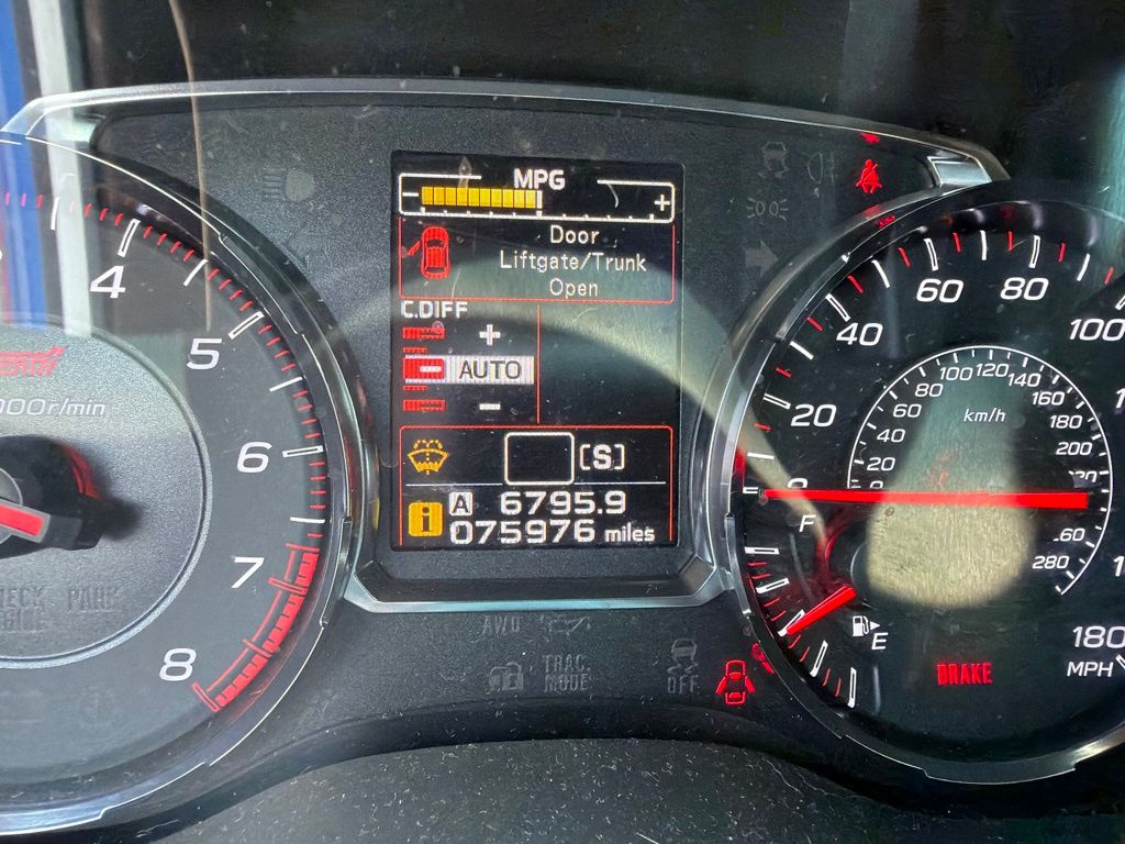 2018 WR Blue Pearl Subaru WRX STi AWD Sedan