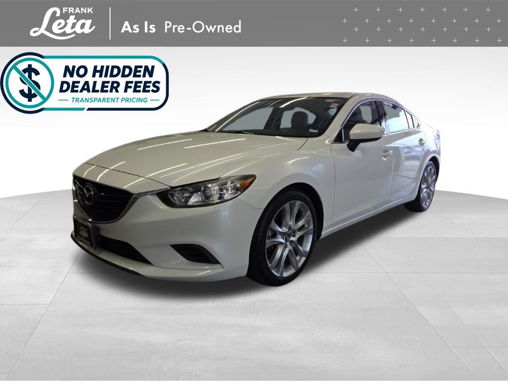 Snowflake White Pearl Mica 2015 Mazda MAZDA6 Sedan Front-Wheel Drive 6-Speed Automatic
