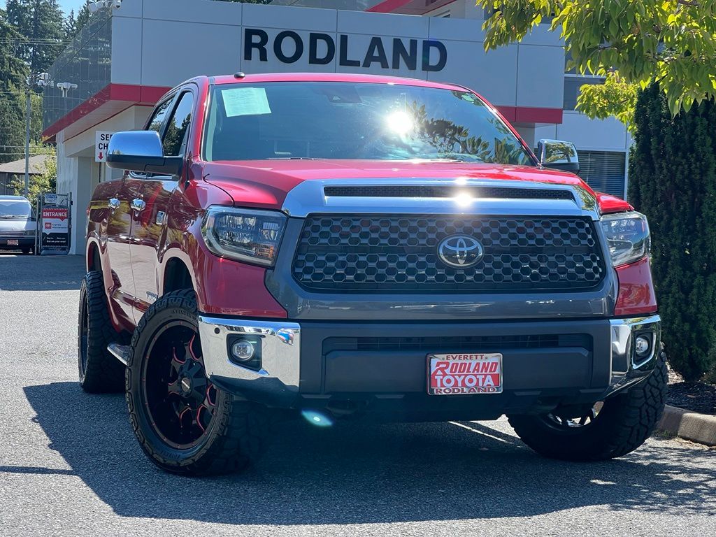 Barcelona Red Metallic 2019 Toyota Tundra Pickup Truck Four-Wheel Drive 6-Speed Automatic