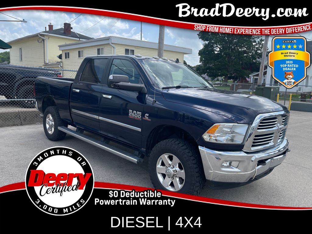 True Blue Pearlcoat 2014 RAM 2500 Pickup Truck Four-Wheel Drive 6-Speed Automatic