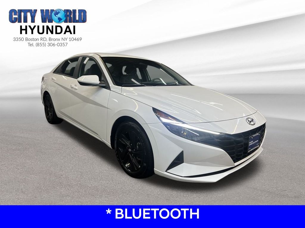 2021 Hyundai Elantra Hybrid Blue 8