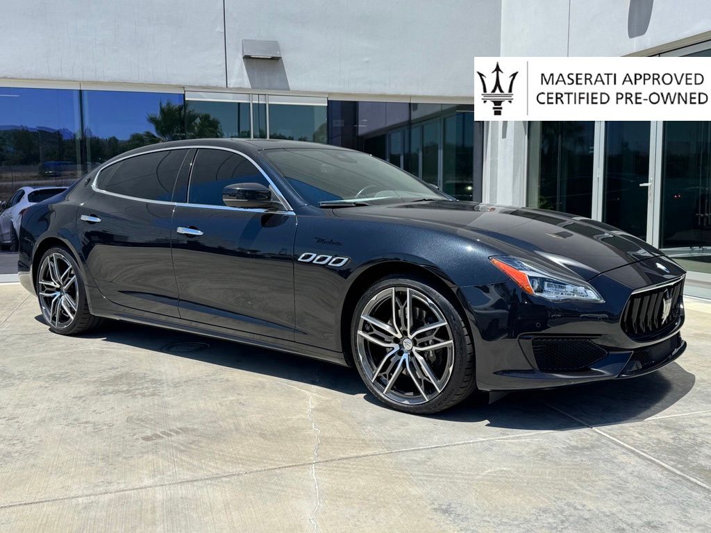 Nero Noctis Black 2022 Maserati Quattroporte Sedan All-Wheel Drive 8-Speed Automatic