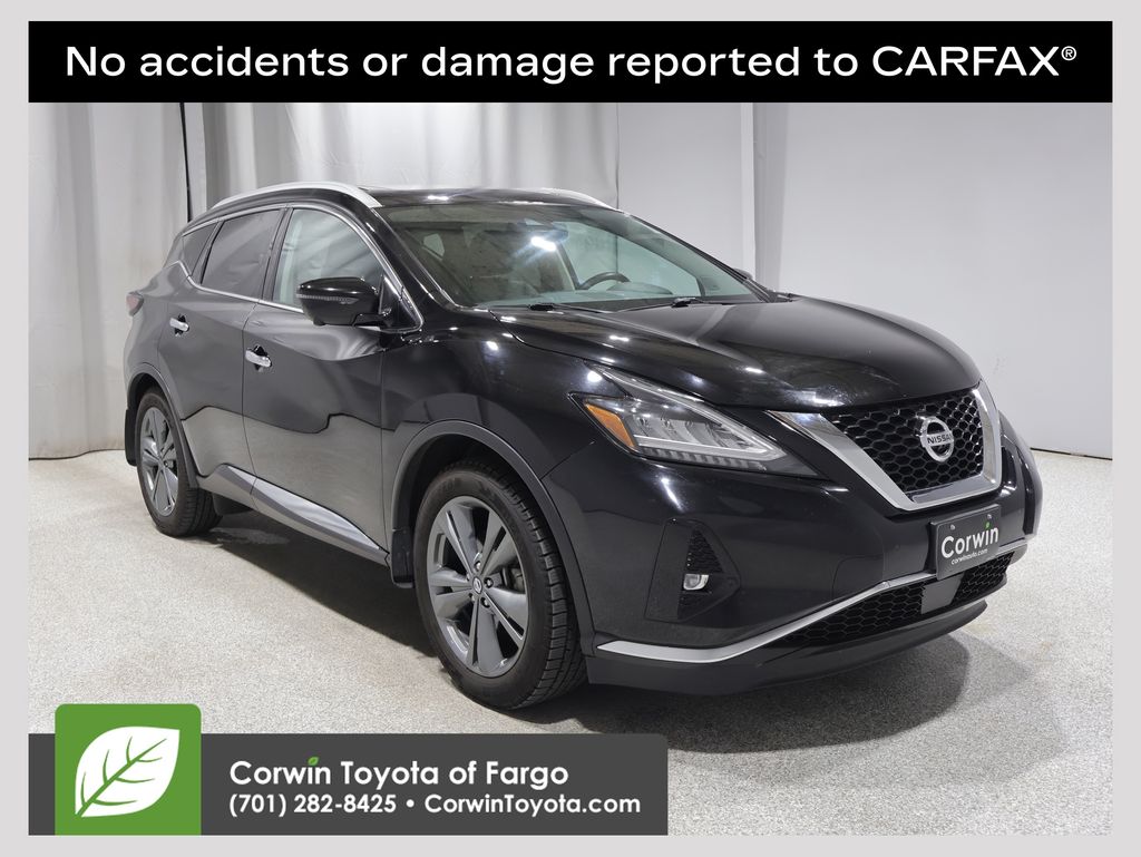 Black 2020 Nissan Murano SUV / Crossover All-Wheel Drive Continuously Variable Transmission
