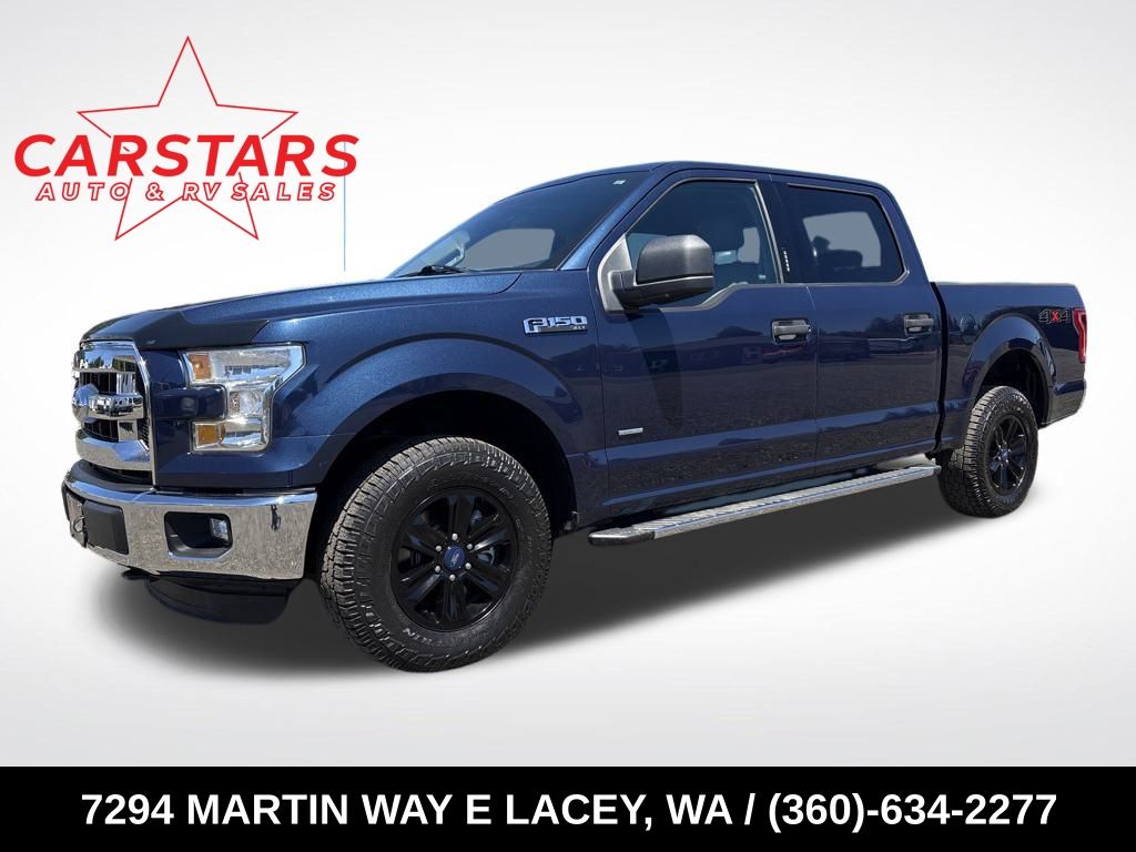 2015 Blue Ford F-150 XLT Truck