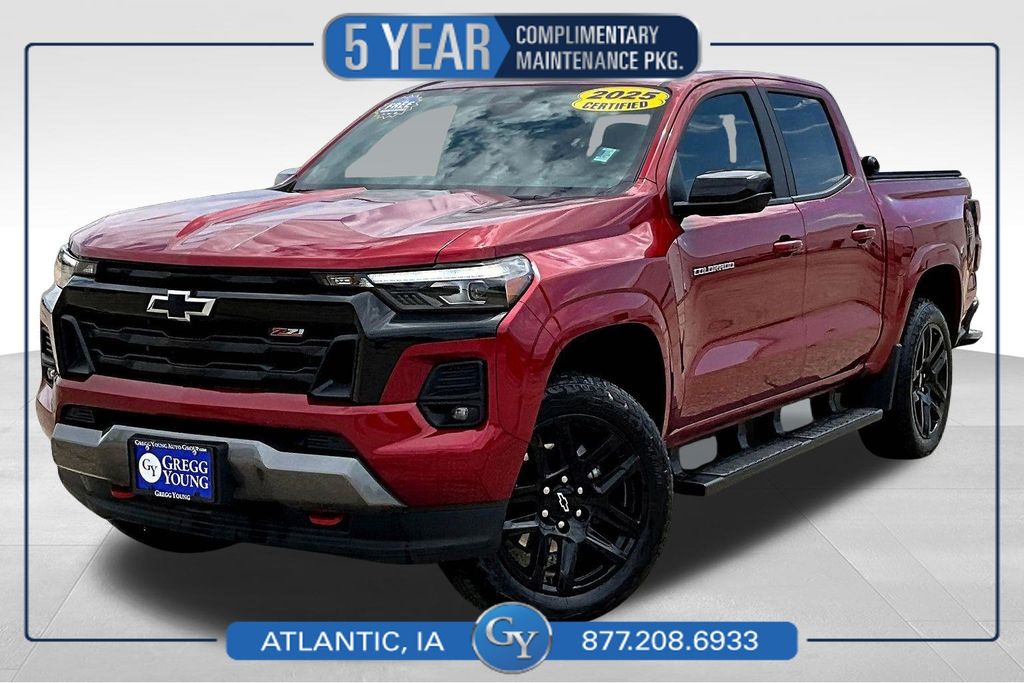 Radiant Red Tintcoat 2025 Chevrolet Colorado Pickup Truck Four-Wheel Drive 8-Speed Automatic