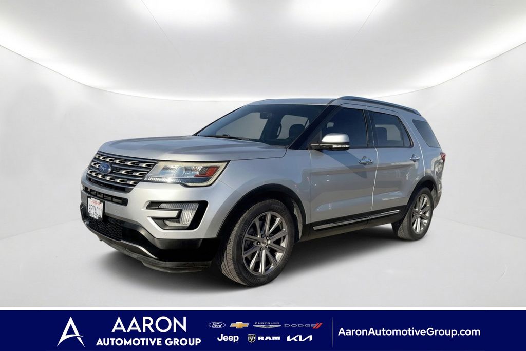 Ingot Silver Metallic 2017 Ford Explorer SUV / Crossover Front-Wheel Drive 6-Speed Automatic