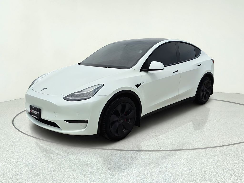 2021 Tesla Model Y Long Range White at Toyota of Victoria