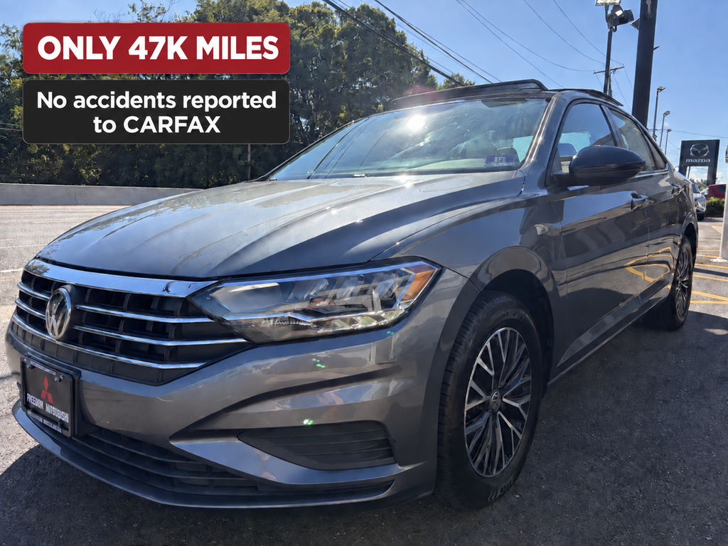 Platinum Gray Metallic 2019 Volkswagen Jetta Sedan Front-Wheel Drive 8-Speed Automatic