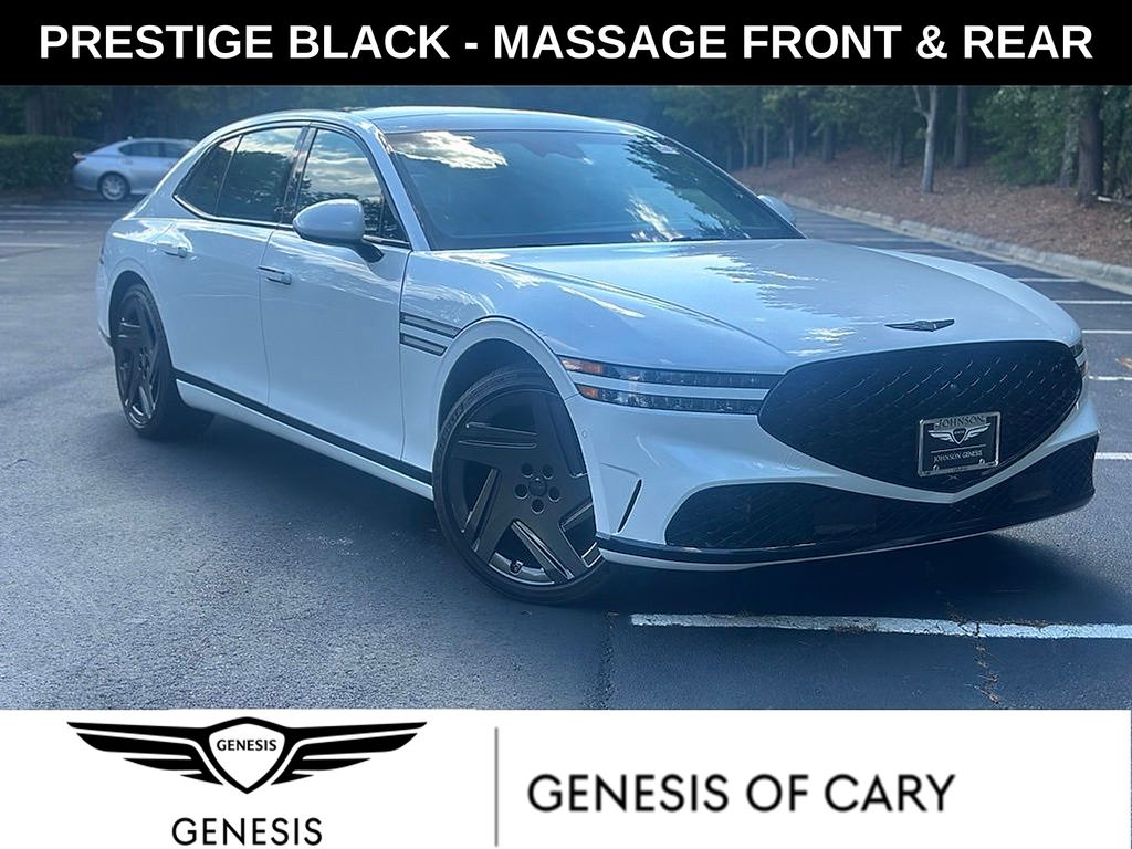 Uyuni White 2026 Genesis G90 Sedan All-Wheel Drive 8-Speed Automatic