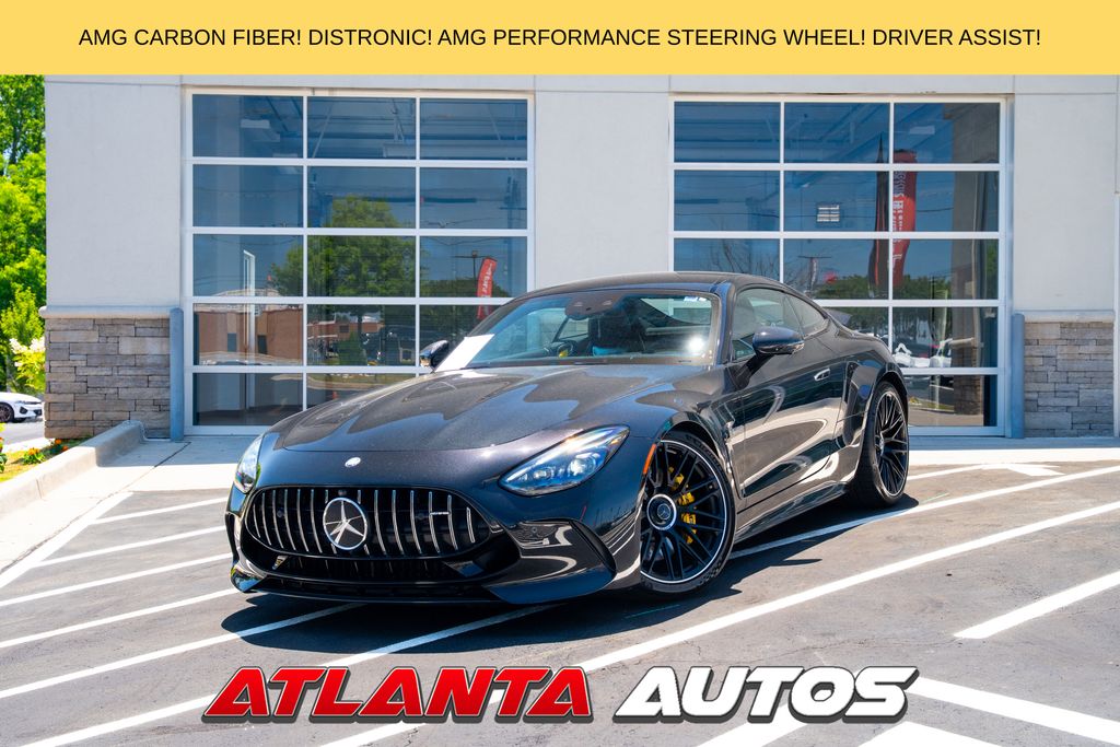 Obsidian Black Metallic 2024 Mercedes-Benz AMG GT Coupe All-Wheel Drive 9-Speed Automatic