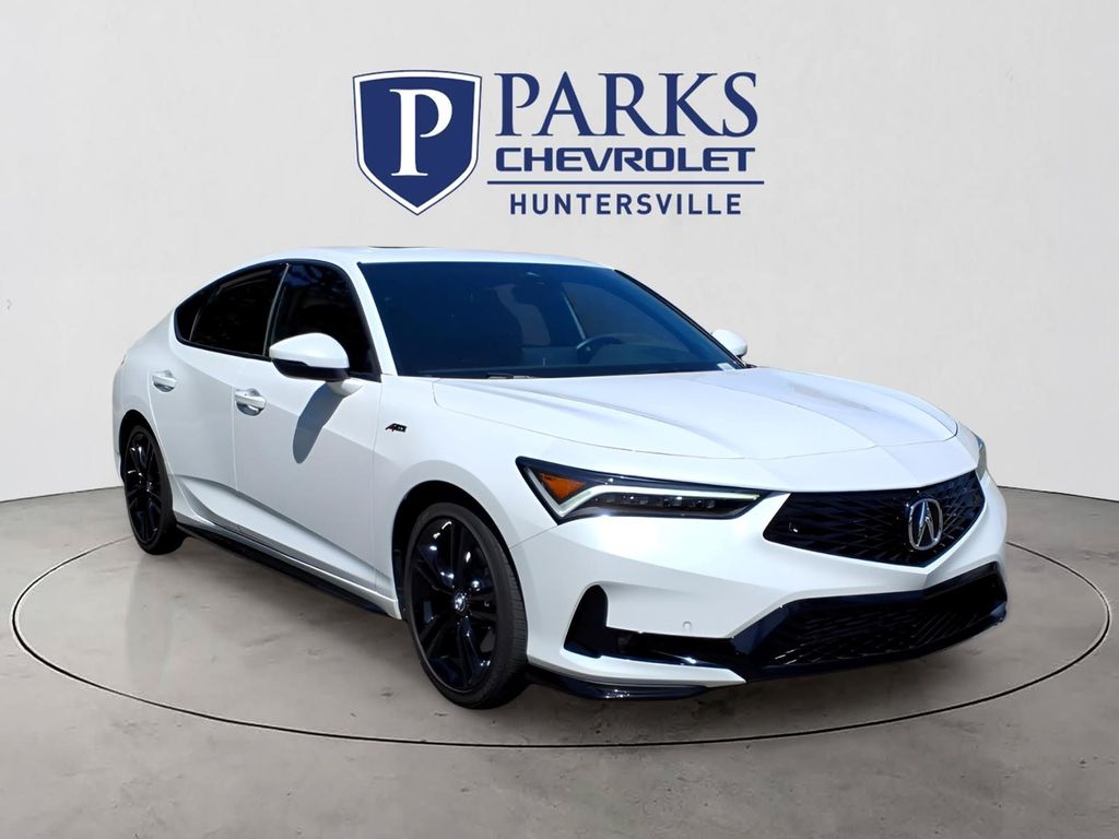White 2026 Acura Integra Hatchback Front-Wheel Drive Continuously Variable Transmission