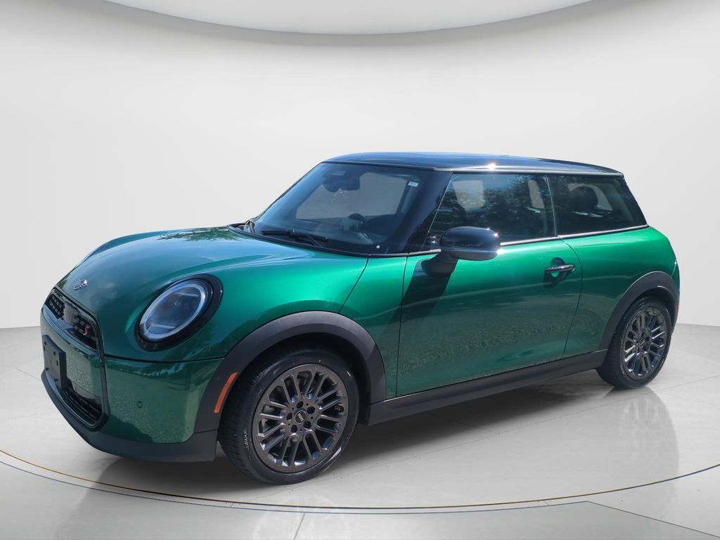British Racing Green 2025 MINI Cooper Hatchback Front-Wheel Drive 7-Speed Automatic