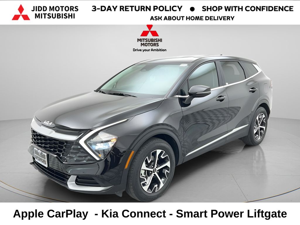 Ebony Black 2023 Kia Sportage EX FWD SUV / Crossover Front-Wheel Drive 8-Speed Automatic