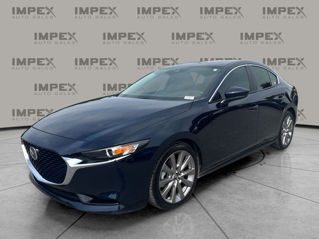 Deep Crystal Blue Mica 2021 Mazda MAZDA3 Sedan All-Wheel Drive 6-Speed Automatic